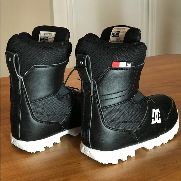 DC boa system snowboarding boot youth size 1 black blue - Picture 3 of 8